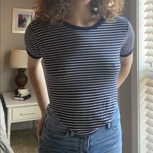Striped Crop Top